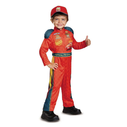 Cars 3 - Lightning McQueen Classic Costume - Toddler (2T) - SKU:19875S - UPC:039897198781 - Party Expo