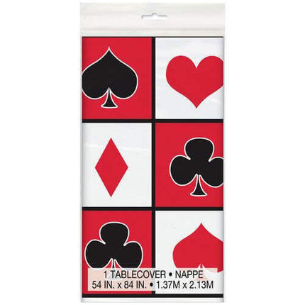 Casino Party Table cover - SKU:49673 - UPC:011179496730 - Party Expo