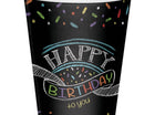 Chalk Birthday 12oz Cups - SKU:375971 - UPC:039938217884 - Party Expo
