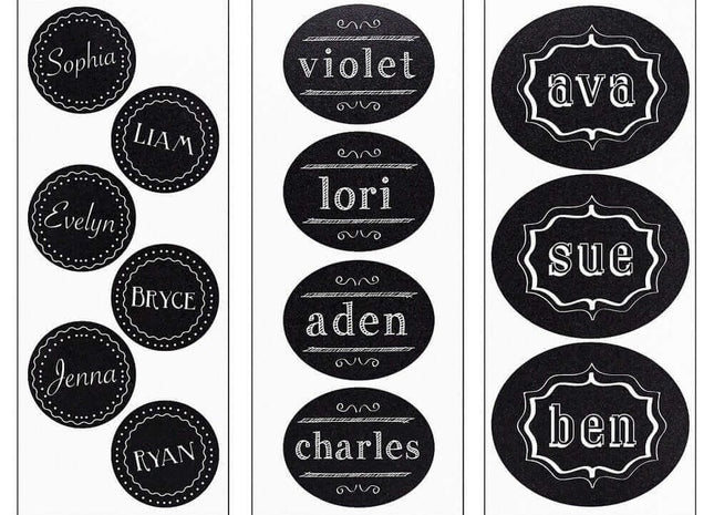 Chalkboard Labels 3ct - SKU:042214- - UPC:039938178376 - Party Expo