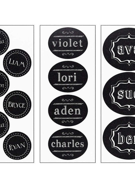 Chalkboard Labels 3ct - SKU:042214- - UPC:039938178376 - Party Expo