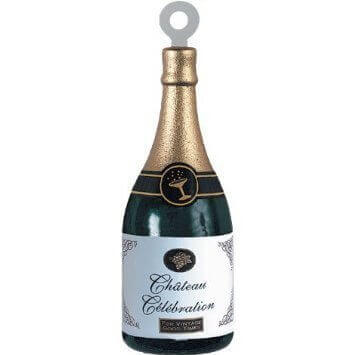 Champagne Bottle Weight - SKU:10933* - UPC:048419207733 - Party Expo