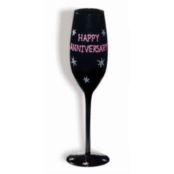 Champagne Flute Happy Anniversary - SKU:66337 - UPC:721773663376 - Party Expo