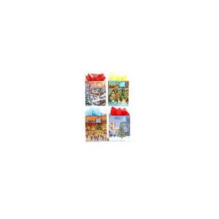 Christmas Town on Matte Gift Bags (XL) - SKU: - UPC:677916825760 - Party Expo