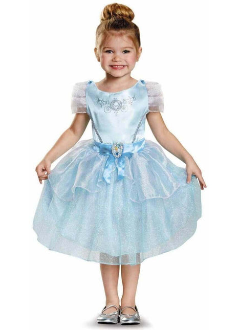 Cinderella Toddler Classic Costume M (3T-4T) - SKU:82902M - UPC:039897829029 - Party Expo
