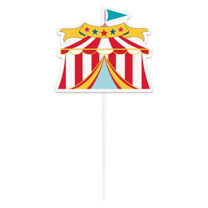 Circus Tent Cake Topper - SKU:72479 - UPC:011179724796 - Party Expo