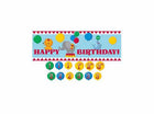 Circus Time! Giant Party Banner with Stick - SKU:295684 - UPC:039938090548 - Party Expo