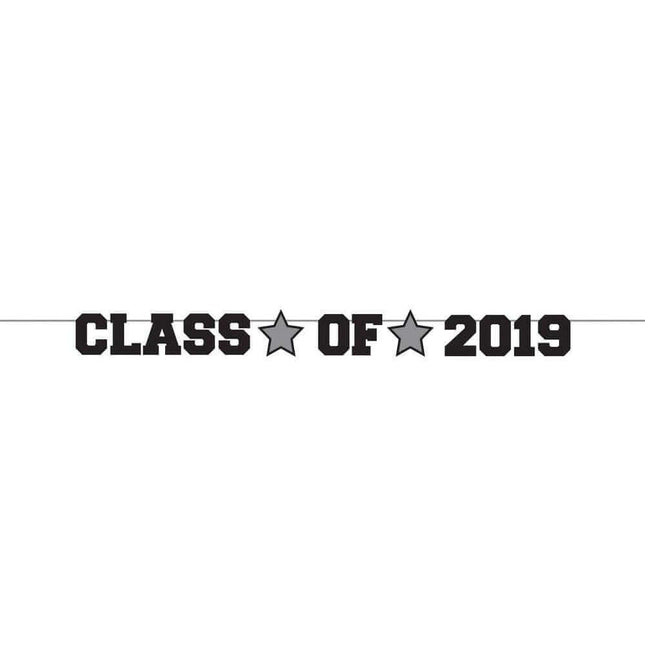 Class of 2019 Banner - SKU:335581 - UPC:039938550660 - Party Expo