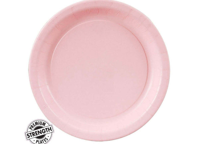 Classic Pink 7" Plate - SKU:79158B - UPC:039938198077 - Party Expo