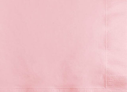 Touch of Color - Classic Pink Beverage Napkins (50ct) - SKU:57158B - UPC:039938198015 - Party Expo