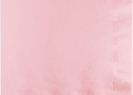 Classic Pink Lunch Napkins (50ct) - SKU:58158B - UPC:039938198039 - Party Expo