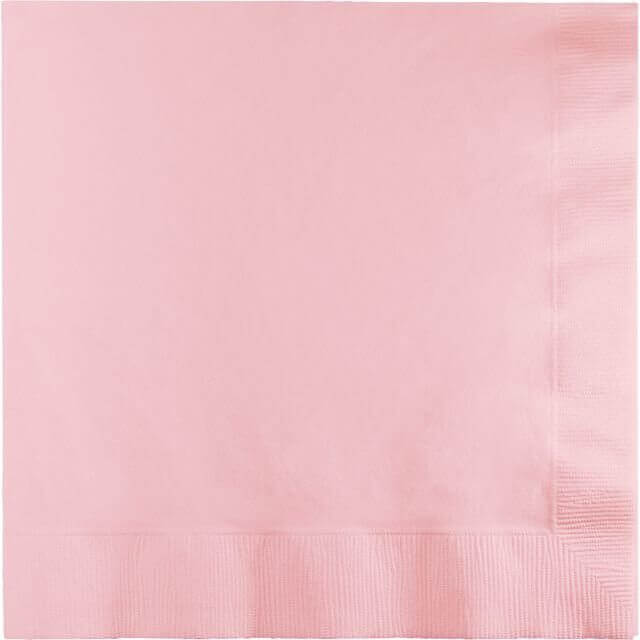 Classic Pink Lunch Napkins (50ct) - SKU:58158B - UPC:039938198039 - Party Expo