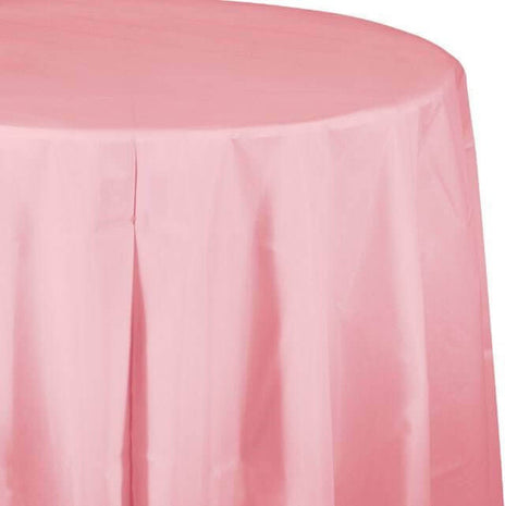 Classic Pink Octy Round Table Cover - SKU:703274 - UPC:073525812922 - Party Expo