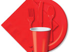 Classic Red 9oz Cups - SKU:561031B - UPC:073525102245 - Party Expo