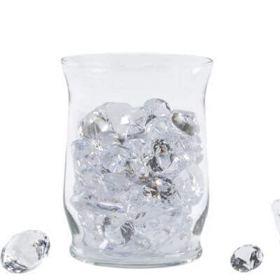 Clear Diamond Table Scatter - SKU:370299.86 - UPC:013051609740 - Party Expo