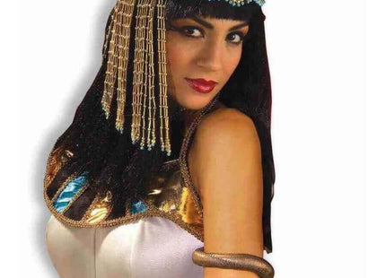 Cleopatra Beaded Snake Headband - SKU:59365 - UPC:721773593659 - Party Expo