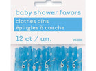 Baby Shower - Blue Clothespin Party Favors - SKU:13586 - UPC:011179135868 - Party Expo
