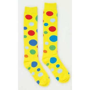 Clown Polka Dot Socks - SKU:66707 - UPC:721773667077 - Party Expo