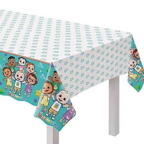 Cocomelon - Plastic Tablecover - SKU:5732581 - UPC:192937352359 - Party Expo