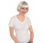 Colored Bob Wig - White - SKU:71656 - UPC:721773716560 - Party Expo