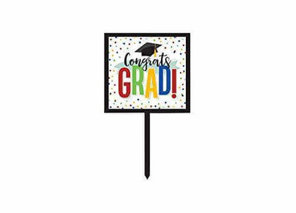Colorful Graduation Yard Sign - SKU:349673 - UPC:039938757311 - Party Expo