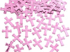 Confetti Cross - Pink - SKU:024028- - UPC:073525667416 - Party Expo