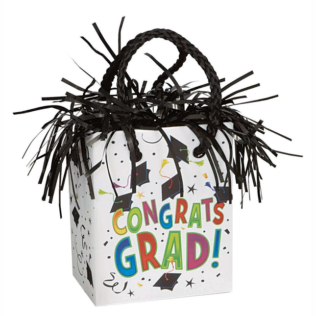 Congrats Grad Balloon Weight - SKU: - UPC:011179497010 - Party Expo