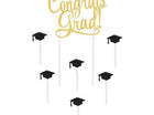 Congrats Grad! Cake Topper - SKU:53341 - UPC:034689027232 - Party Expo
