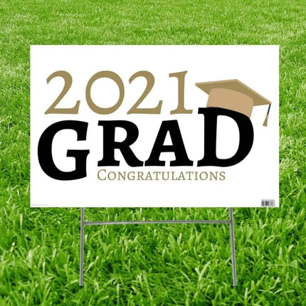 Congratulations Grad 2021 Yard Sign - Party Expo