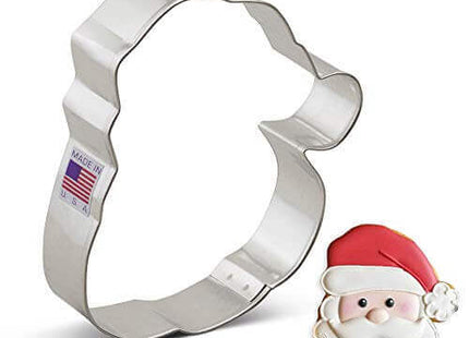 Cookie Cutter Santa Face 4 -1/4" - SKU:54-91961 - UPC:871458002447 - Party Expo