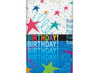 Cosmic Bday Plastic Tablecover - SKU:40233 - UPC:011179402335 - Party Expo