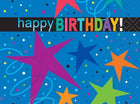 Cosmic Birthday Beverage Napkin - SKU:40231 - UPC:011179402311 - Party Expo