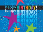 Cosmic Birthday Lunch Napkins - SKU:40232 - UPC:011179402328 - Party Expo