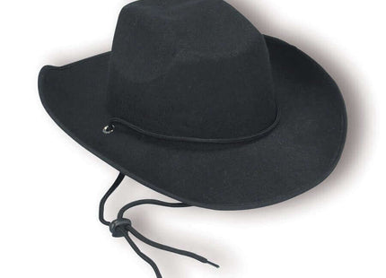 Cowboy Deluxe Hat - Black - SKU:F56715 - UPC:721773567155 - Party Expo