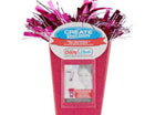 Create Your Own (CYO) Large Glitter Balloon Tote Weight Centerpiece - Pink - SKU:110398 - UPC:013051768911 - Party Expo