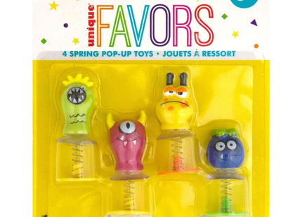 Cute Monster Spring Pop-Up Toy - SKU:84724 - UPC:011179847242 - Party Expo
