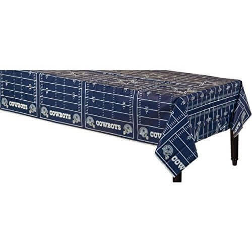 Dallas Cowboys Plastic Tablecover - SKU:572332 - UPC:013051413880 - Party Expo