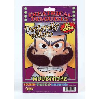 Dastardly Villain Moustache - SKU:61500 - UPC:721773615009 - Party Expo