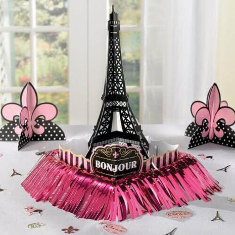 Day In Paris Eiffel Tower Centerpiece Kit - SKU:280058 - UPC:013051711368 - Party Expo