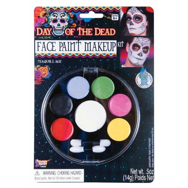 Day Of The Dead - Face Paint - SKU:74694 - UPC:721773746949 - Party Expo