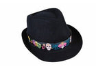 Day Of The Dead - Fedora Hat - SKU:74677 - UPC:721773746772 - Party Expo