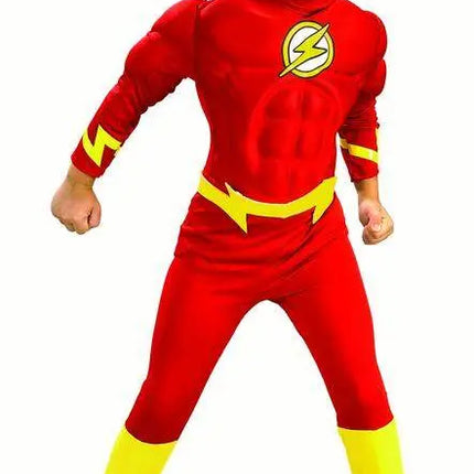 DC The Flash Deluxe Child Costume - (Large) - Party Expo