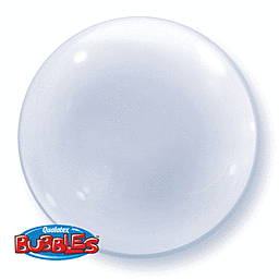 20" Clear Deco Bubble Balloon - SKU:37512 - UPC:071444688246 - Party Expo