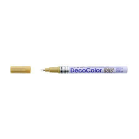 Decocolor Metallic Marker Extra Fine Liquid Gold - SKU: - UPC:028617120911 - Party Expo