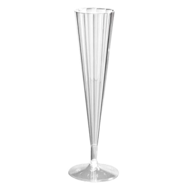 5oz Deluxe Champagne Flute 2 piece (10 Count) - SKU:N51021 - UPC:098382605227 - Party Expo