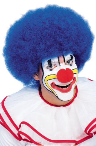 Deluxe Clown Wig - Blue - SKU:50760 - UPC:082686507608 - Party Expo