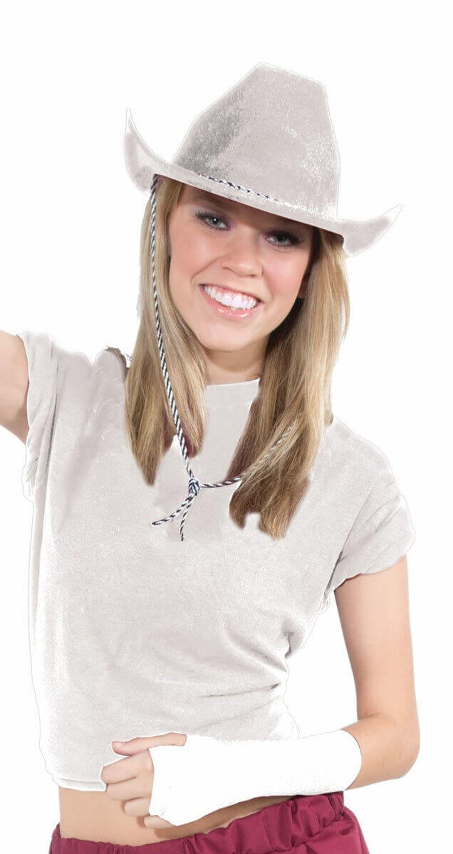 Deluxe Cowboy Hat - White - SKU:F71659 - UPC:721773716591 - Party Expo