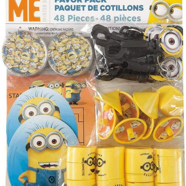 Despicable Me Minions Party Favor Kit (48pcs) - SKU:64703 - UPC:011179647033 - Party Expo