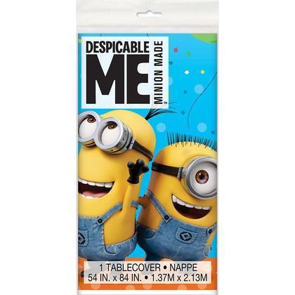 Despicable Me - Plastic Tablecover - SKU:59493 - UPC:011179594931 - Party Expo