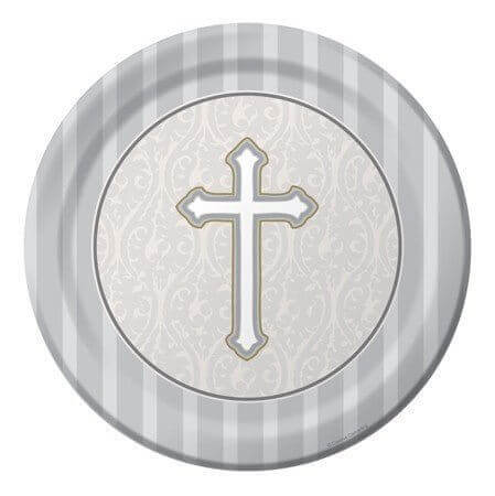 Devotion - 9" Dinner Plates - SKU:422543 - UPC:039938036096 - Party Expo